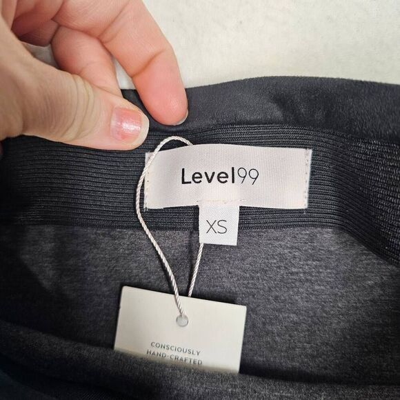 Level 99 Julia Midi Skirt Black XS New - Picture 4 of 6